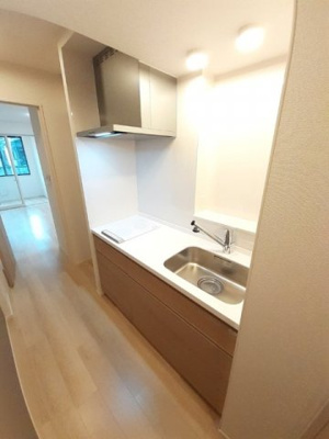 【キッチン】 | アンドザブルーⅡ1KSW | キッチンでお料理をお楽しみください