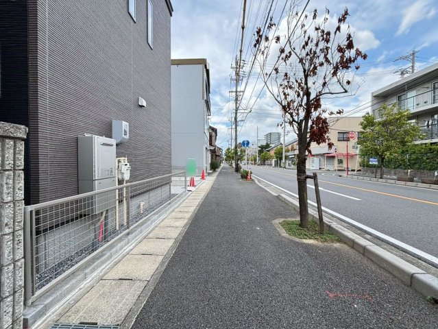 新築戸建　大垣市藤江町　全1区画分譲の前面道路含む現地写真|■前面道路　■ヤマダ不動産　株式会社リライフ　
■夢のマイホーム購入をフルサポートします！
