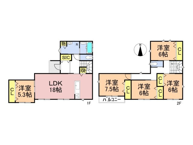 新築戸建　大垣市藤江町　全1区画分譲の間取り|■A棟　■ヤマダ不動産　株式会社リライフ　
■夢のマイホーム購入をフルサポートします！