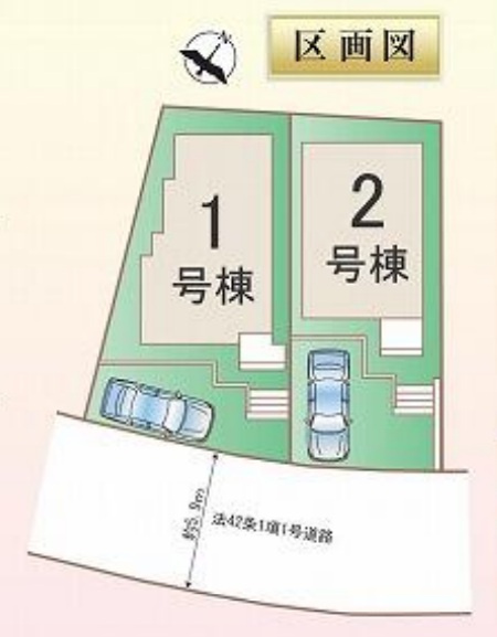 神戸市垂水区桃山台6丁目の区画図