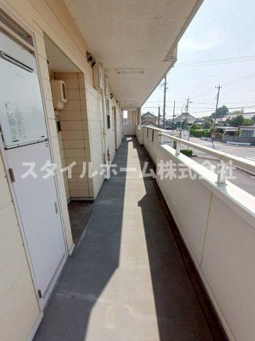 グランビア牛久保のバルコニー