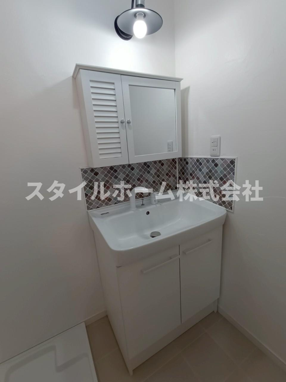 コーポ堺Cの洗面所