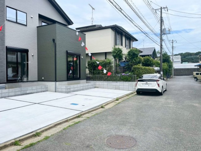 【前面道路含む現地写真】 | 富里市日吉台１号棟 | 即日のご見学も可能です。お気軽に0476-37-3888までお問合せ下さい。