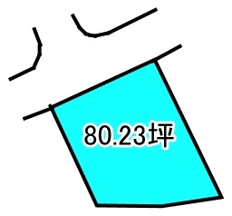 大生院（ファミリーハイツ）売土地の区画図