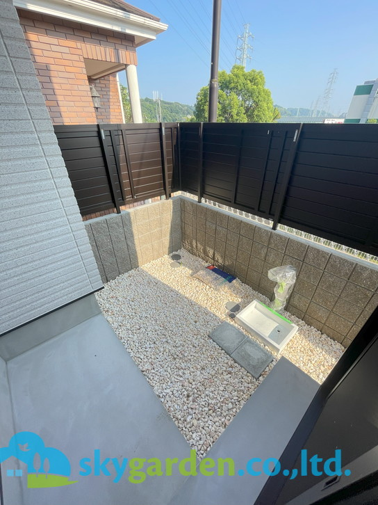 藤沢市石川2丁目　新築戸建　全1棟1号棟の庭