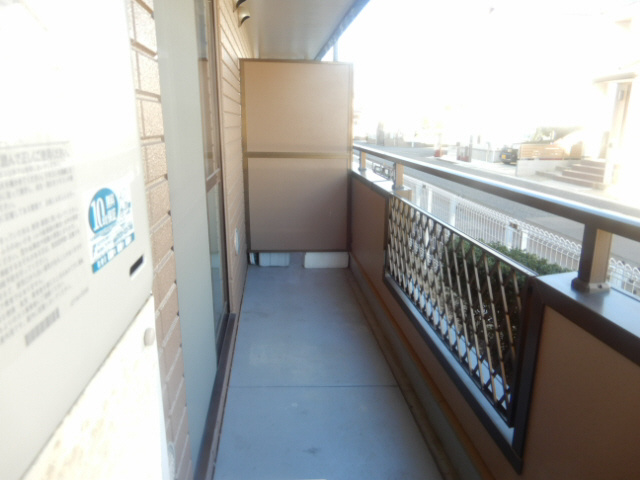 ウエストビレッジのバルコニー