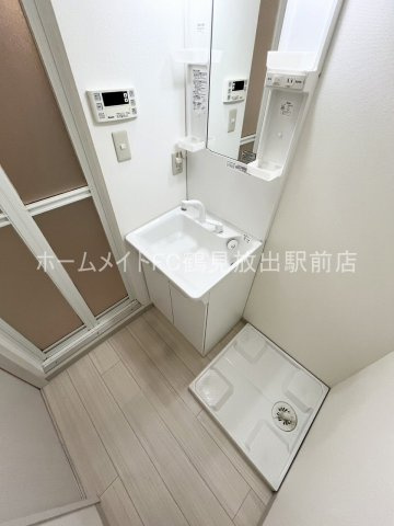 大阪市城東区永田４丁目の賃貸マンションの洗面所