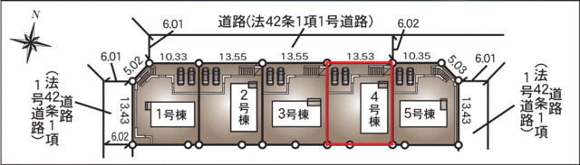 瑞浪市学園台第２の区画図|案内図