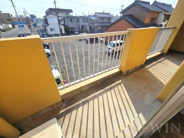 ゆたかマンションのバルコニー|イメージ（同建物内別部屋の写真です）