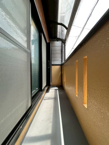 守口市南寺方南通３丁目の前面道路含む現地写真|南向きバルコニー