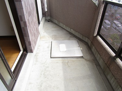 ジェイプライド茨木のバルコニー