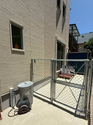 砂道町　戸建の庭