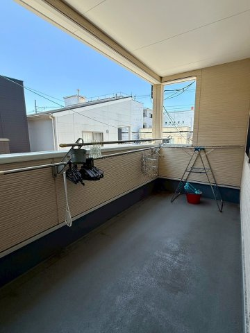 砂道町　戸建のバルコニー