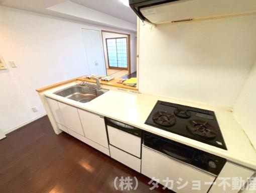 【キッチン】 | サンクレイドル八幡宿 | キッチンにはあると嬉しい食洗機付!!