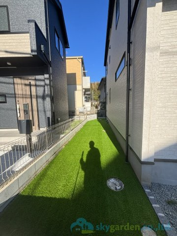 秦野市曽屋3期　新築戸建　全18棟4号棟の庭