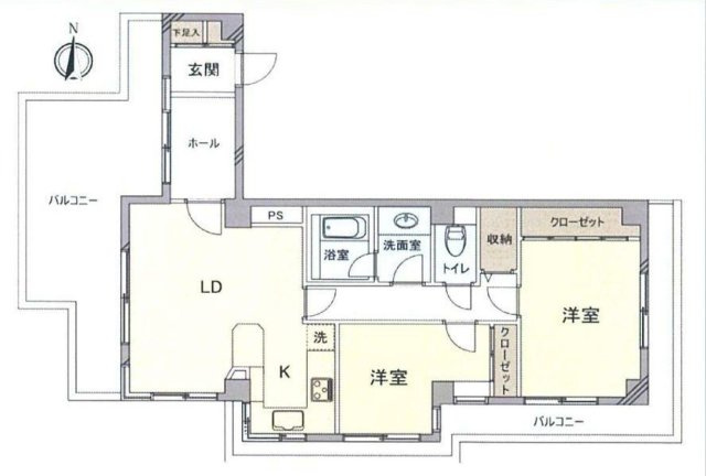 ベルパレス目白の間取り