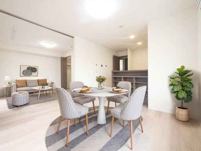 萩　Ⅱの居間・リビング|CGで家具等を配置したもので家具等は含まれません