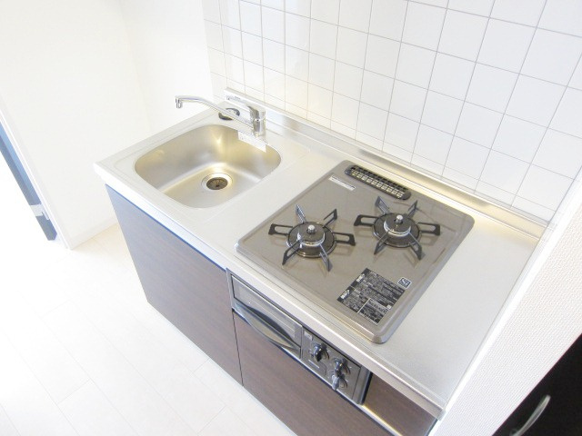 アルファコート蕨のキッチン|★２口ガスシステムキッチン・プロパンガス仕様★