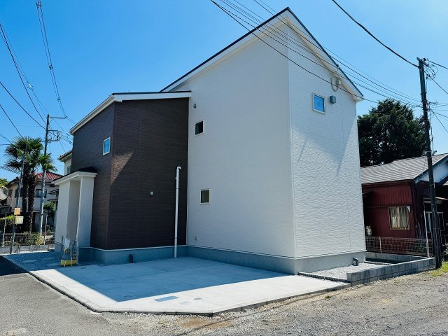 八王子市　諏訪町　新築一戸建て　２４ー１期の外観|～スーパー・コンビニ・郵便局等徒歩10分圏内　太陽光発電搭載　長期優良住宅認定物件です～