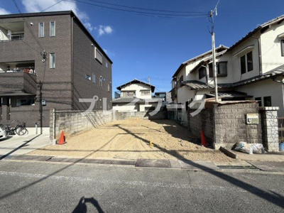 【外観】 | 大宮小・南東向き・土地33.45坪・建築条件なし・更地渡し・岸和田市宮前町 | 外はこのようになっています