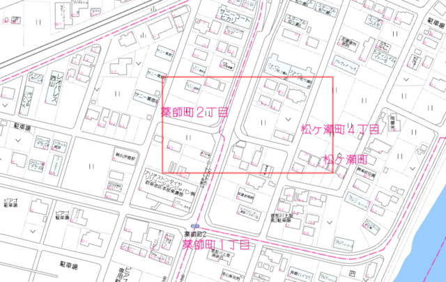 瑞浪市松ヶ瀬町の地図