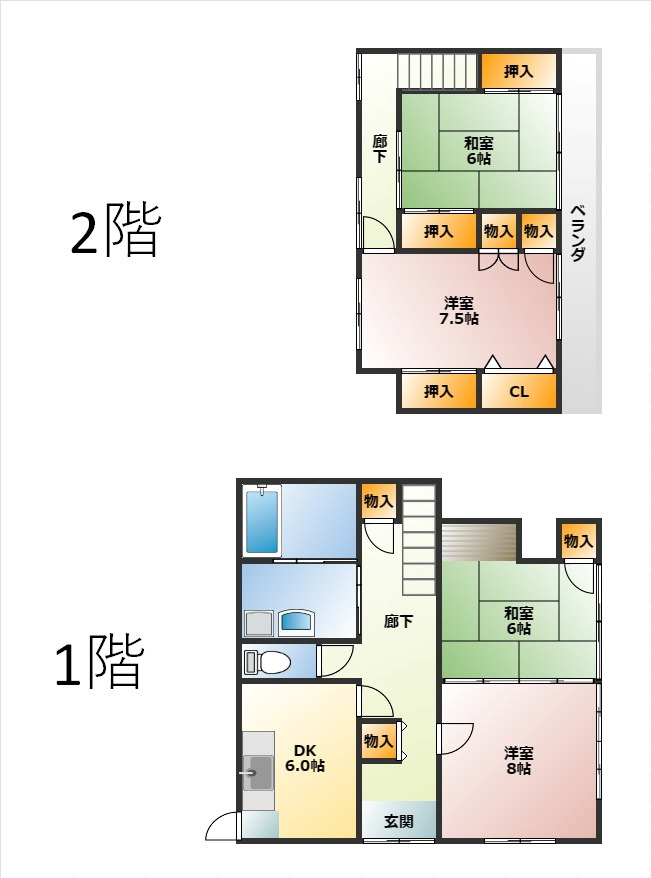 小浜町貸家