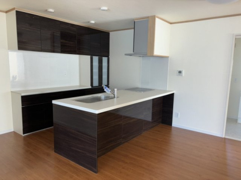 北見市小泉６７５番６１　新築平屋建　のキッチン