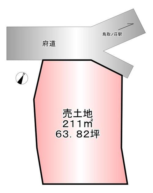 阪南市鳥取の土地図