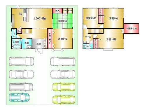 泉佐野市高松南１丁目の間取り
