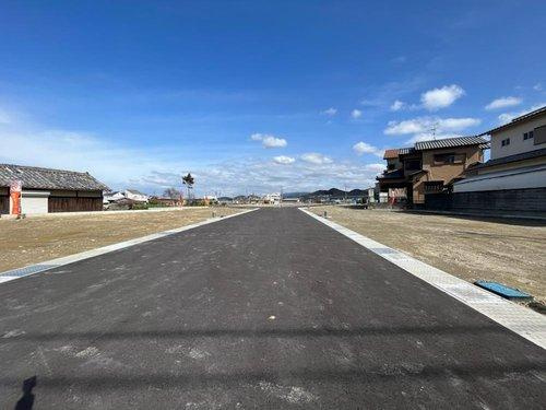 Palace Field 阪南市石田の前面道路含む現地写真