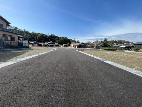 Palace Field 阪南市石田の前面道路含む現地写真