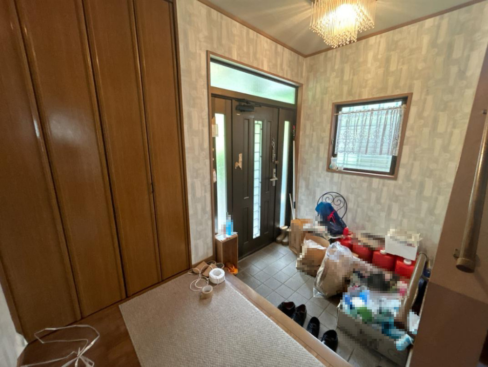 いわき市久之浜町末続字館　中古戸建の玄関