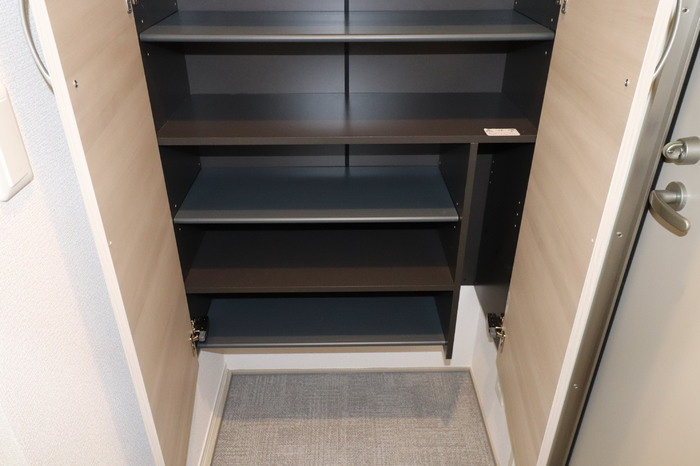 ロータスヒルＢの収納|専用の収納スペースです