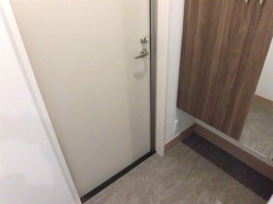 ロータスヒルＢの玄関|シンプルで使いやすい玄関です