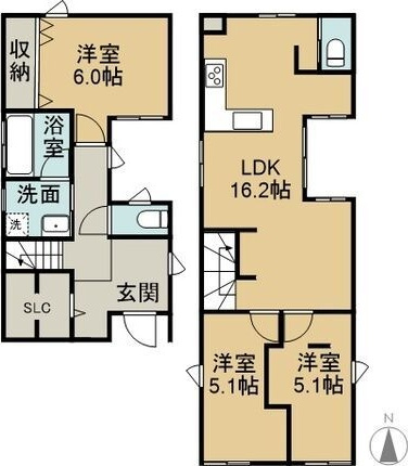 【間取り】 | 元宮町貸家