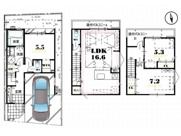 山科区大塚元屋敷町　新築戸建の画像