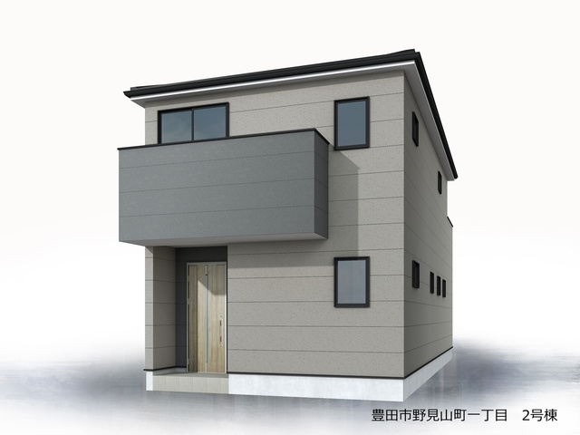 リーブルガーデン豊田市野見山町一丁目　全2棟　新築戸建の外観パース