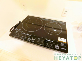 【キッチン】 | ２口ＩＨコンロ（同仕様写真）