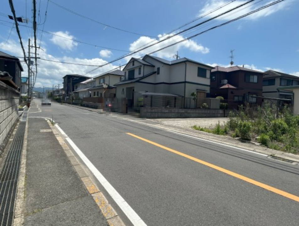 岸和田市岡山町土地の周辺|前面道路①