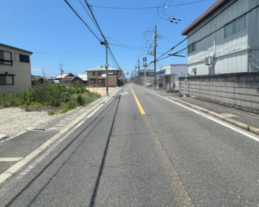 岸和田市岡山町土地の周辺|前面道路②