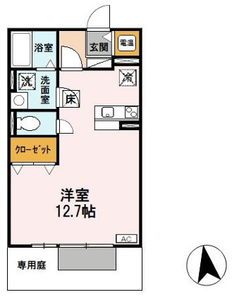 プランドール堂本の間取り