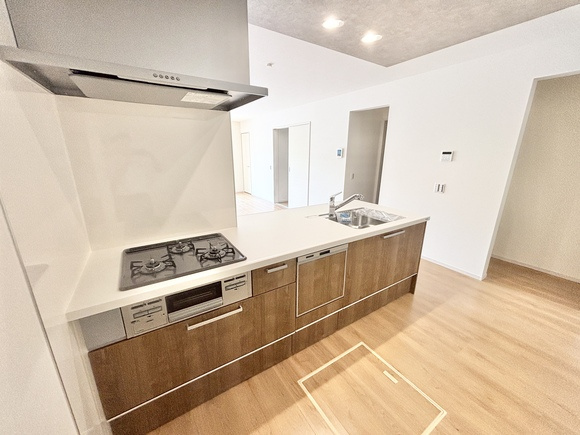 【仲介手数料無料／中川区】Terrechez名古屋市中川区中須町2期　全2棟　新築戸建のキッチン