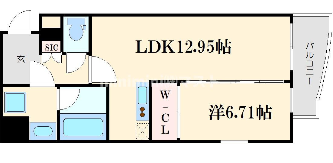 プレジオ鎗屋町の間取り