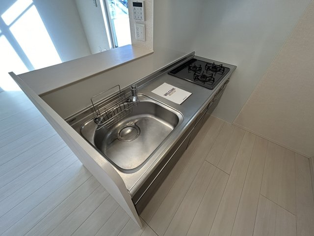 前橋市江田町のアパートのキッチン