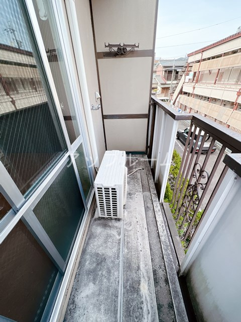 高蔵寺ハイムのバルコニー