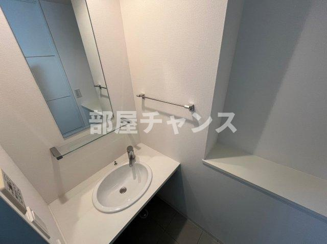 リエス東別院の洗面所