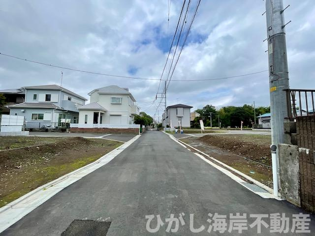 平塚市御殿3丁目　売地　全7区画の前面道路含む現地写真|現地外観