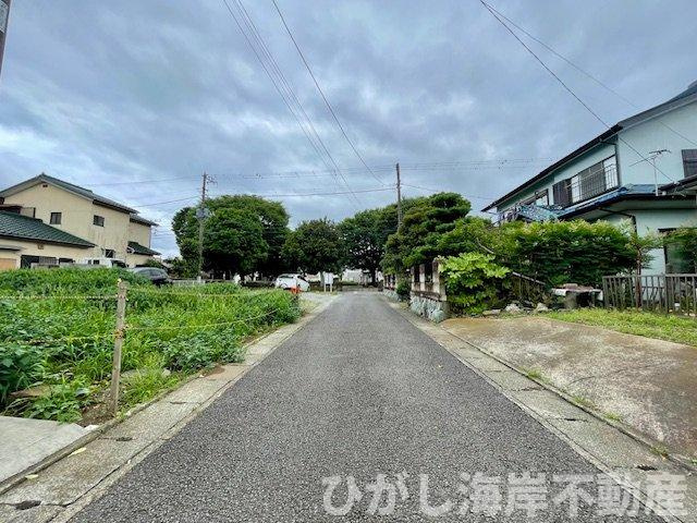 平塚市平塚4丁目　売地の前面道路含む現地写真|現地外観