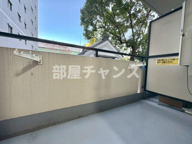 名古屋市中区栄５丁目の賃貸マンションのバルコニー