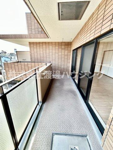 ふじマンションのバルコニー